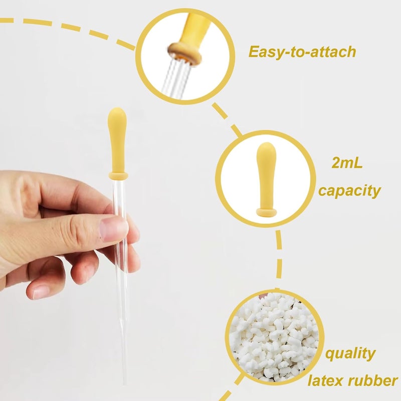 Scienfocus lab Latex Dropper Bulbs for Labs Pipet - 2 ml (Pack of 100) - Image 2